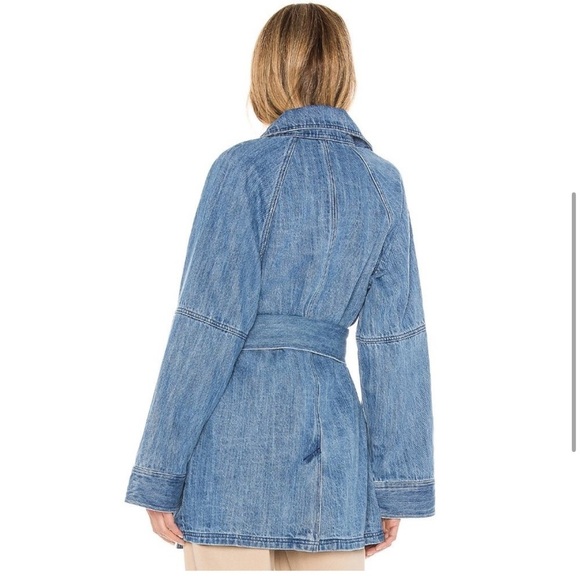 L'Academie The Camillei Jacket in Indigo Blue - Picture 4 of 11